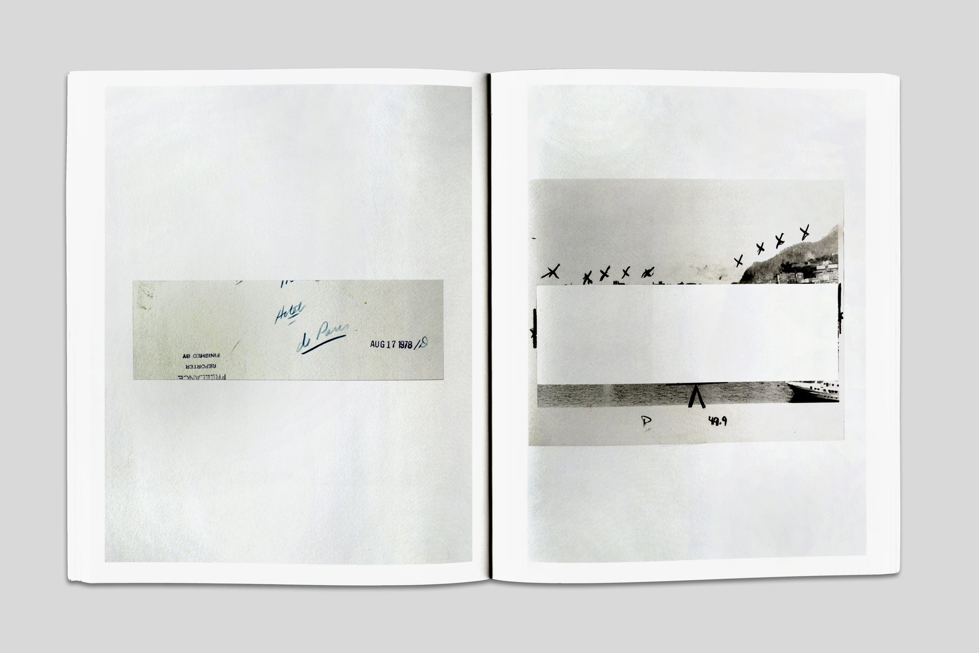 Unusual View of Unknown Subjects by Simon Rimaz, spread